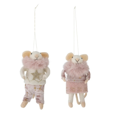 Peo Ornament, Rose, Wool