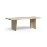 Stół HKLIVING RECTANGULAR beżowy rozmiar 220 cm