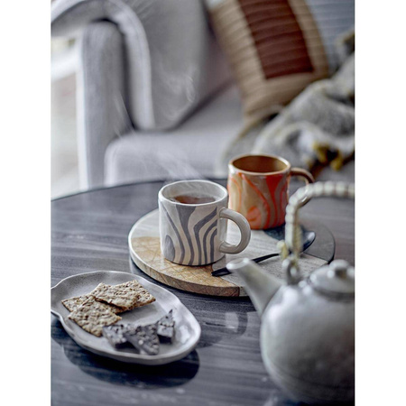 Estelle Coffee Table, Grey, Marble