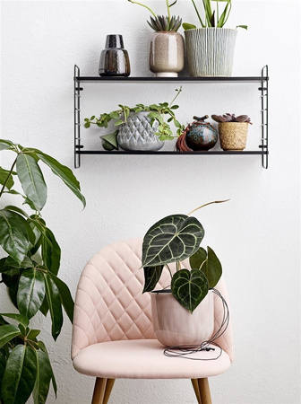 Półka ścienna Bloomingville North czarna