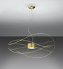 AXOLIGHT Hoops 2 gold pendant lamp