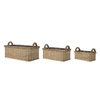 BLOOMINGVILLE TODI Basket, Set of 3 Natural