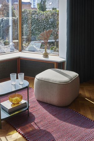 Puf Hübsch CUBE beżowy