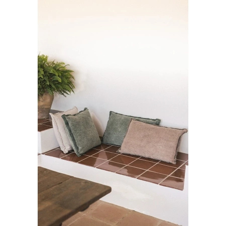 Poduszka bawełniana Lorena Canals STONEWASHED  brązowa