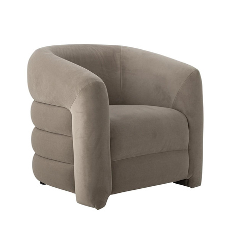 Joel Lounge Chair, Grey, Polyester