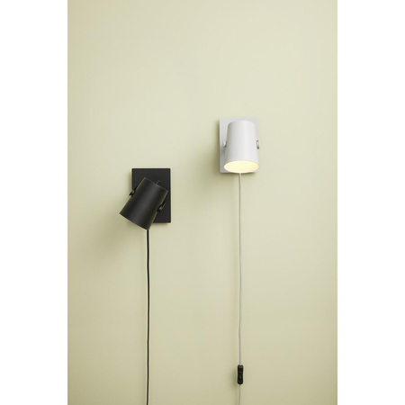 Lampa ścienna Hübsch SERENDIPITY czarna