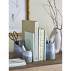 Meliad Bookend, Blue, Stoneware