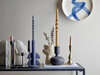 Ozcar Wall Decor, Blue, Stoneware