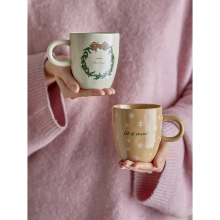 Zestaw 2 kubków Bloomingville JOLINA naturalnych