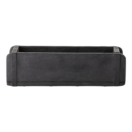 Janemaria Box, Black, Reclaimed Wood