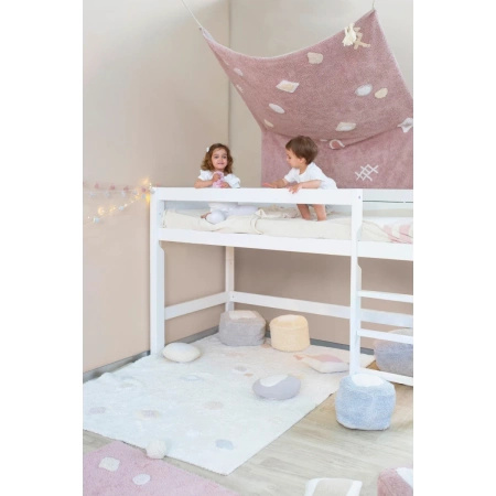 Dywan bawełniany Lorena Canals PYJAMA PARTY biały 200 x 140 cm