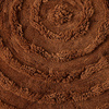 Round woolen rug mahogany (150x150cm)