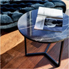 Stolik kawowy Igne Furniture BLACK MOON 60 cm czarny