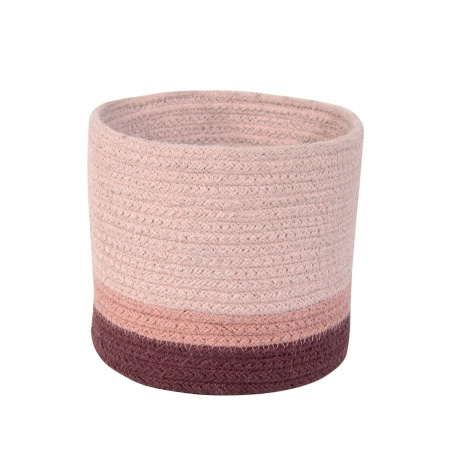 Kosz Lorena Canals MINI TRICOLOR różowy