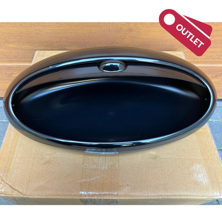 Bread bin ALESSI Gnam black (outlet)