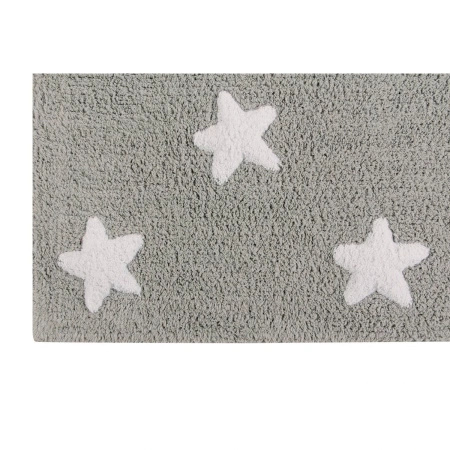 Dywan bawełniany Lorena Canals STARS szary 160 x 120 cm