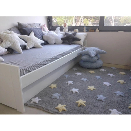 Poduszka Lorena Canals STARS niebieska