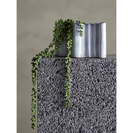 Lindae Vase, Blue, Stoneware