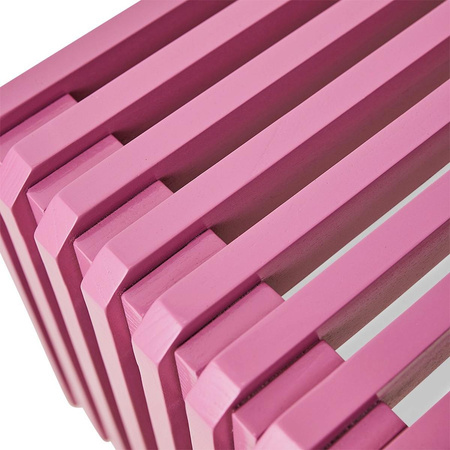 Ławka HKLIVING SLATTED różowa rozmiar 160 cm