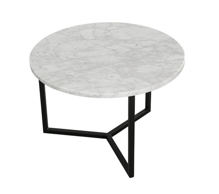 Stolik kawowy Igne Furniture MOON 60 cm biały
