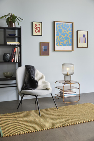 HÜBSCH PIRUM table lamp brown