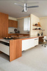 Ceiling fan with LEDS lamp C4 FORMENTERA gray