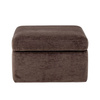 BLOOMINGVILLE LANNA brown pouf