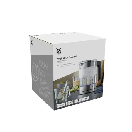Czajnik szklany 1 litr WMF KITCHENMINIS srebrny