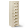 Chest of 8 drawers, cream