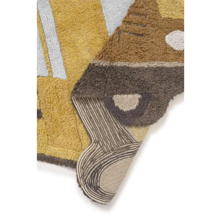 Dywan bawełniany Lorena Canals BUS żółty 130 x 90 cm