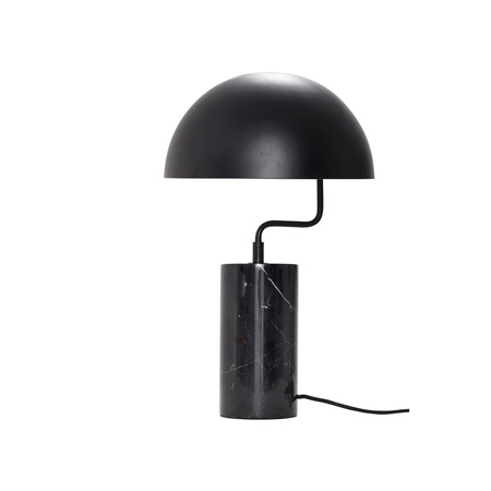 HÜBSCH POISE table lamp black