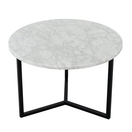 Stolik kawowy Igne Furniture MOON 60 cm biały