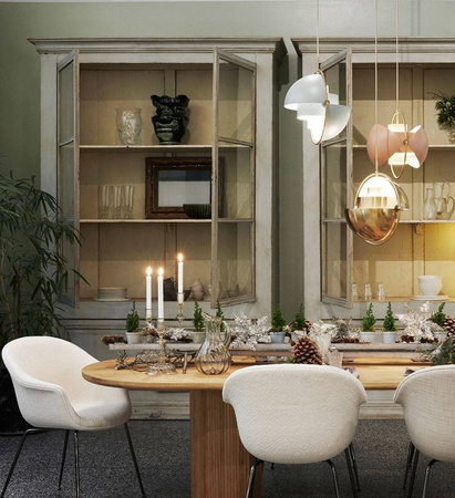 Lampa wisząca Gubi Multi-Lite L różowo złota