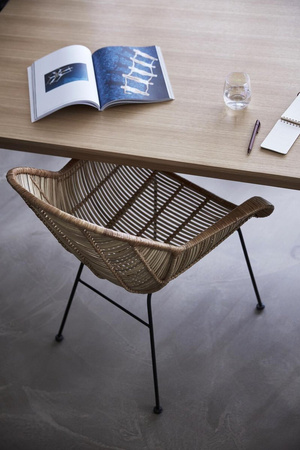 HÜBSCH oak table 140 cm natural