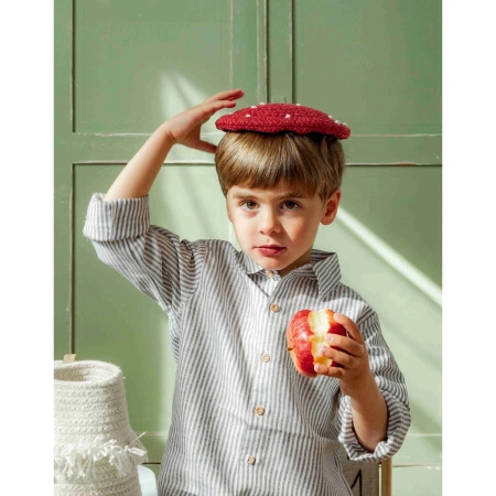 Kosz Lorena Canals TOADSTOOL czerwono beżowy