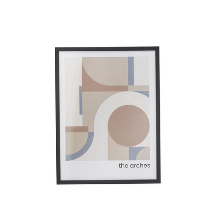 Ilustracja Z Ramą Bloomingville ARCHES czarny