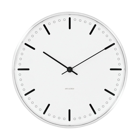 City Hall Wall clock Ø16.5 cm white/black