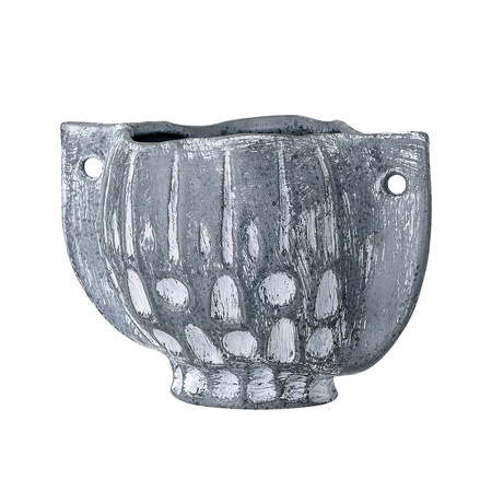 Oney Flowerpot, Blue, Stoneware