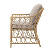 Belluce Lounge Chair w/Stool, Nature, Polyrattan