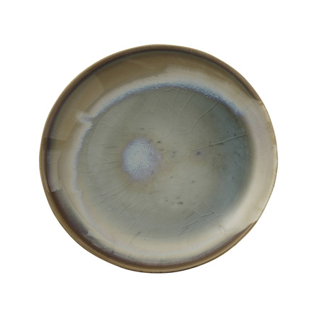 Heather Plate, Green, Stoneware