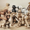 Wooden decoration KAY BOJESEN Monkey small smoked oak