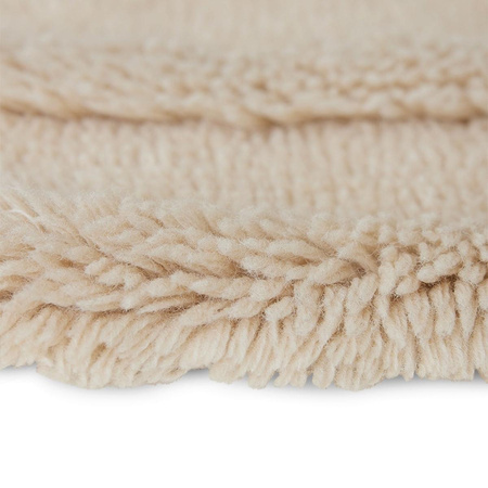 Round woolen rug cream (150x150cm)