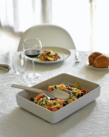 ALESSI Tibidabo silver serving spoon