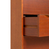 Wooden secretary stained