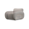 Arc lounge fauteuil, frame sand, sneak, light grey