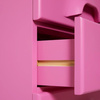 Chest of 8 drawers, urban pink