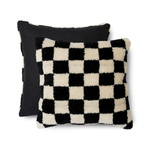 Poduszka hkliving WOOLEN czarna rozmiar 50x50 cm