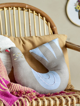 Poduszka Bloomingville TRUDY brązowa