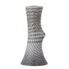 Raheem Candle Holder, Grey, Stoneware