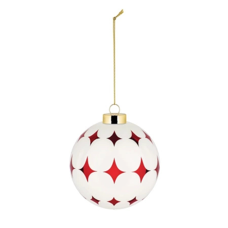 ALESSI Christmas bauble in blown glass.